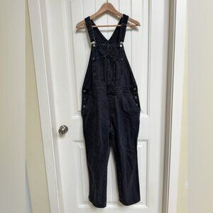 Old Navy 100% Cotton Black Carpenter Overalls. Size 12 Petite